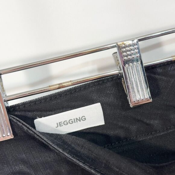 Torrid Plus Size 18S Jeans Petite Mid Rise Skinny ‎ Black Stretch Denim 796 - Picture 8 of 9